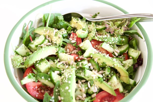 salade hennepzaadjes avocado tomaat 2
