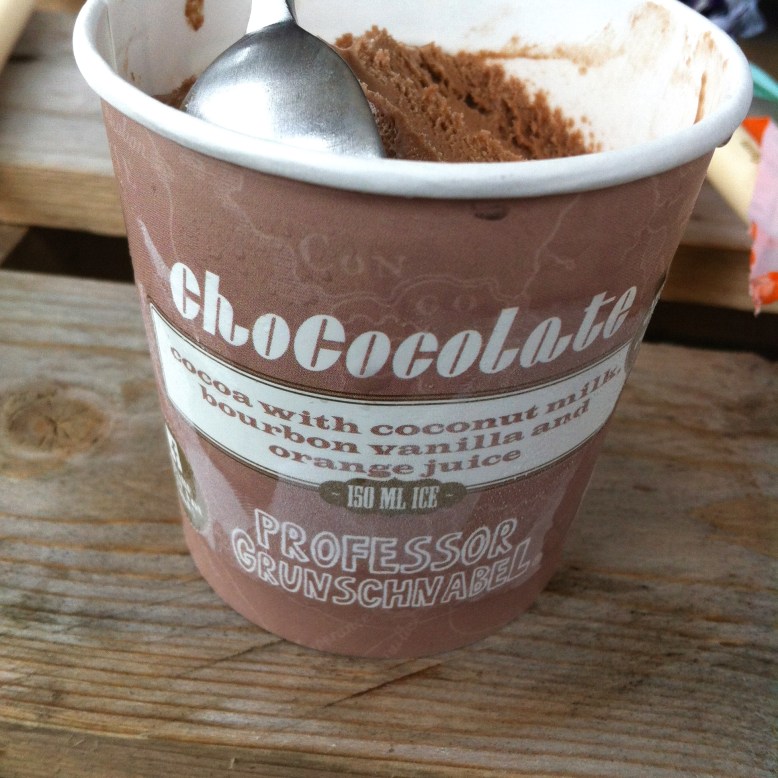 Professor Grünschnabel ijs