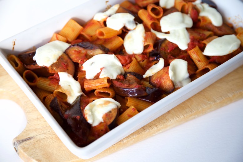Aubergine Pasta Ovenschotel
