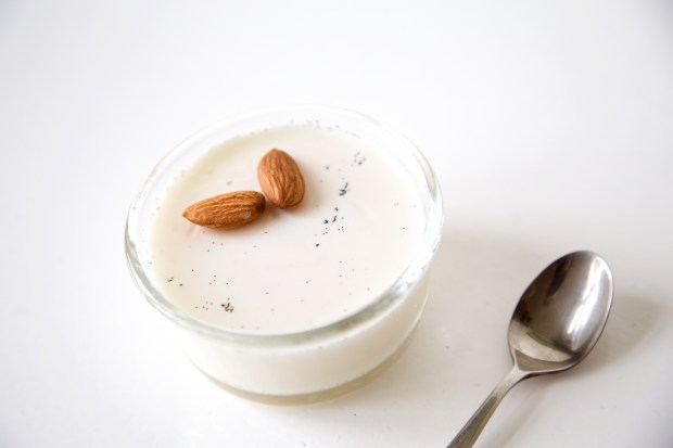 amandelmelk panna cotta (lactosevrij)