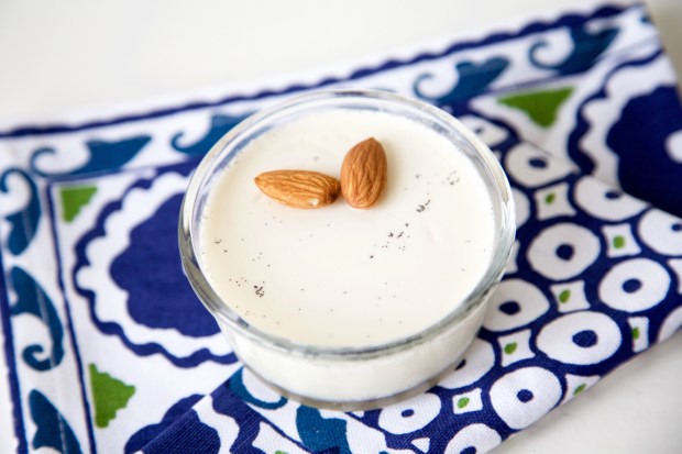 amandelmelk panna cotta (lactosevrij)