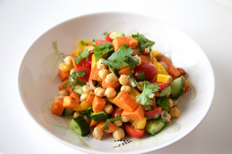 Zoete Aardappel Kikkererwten Salade