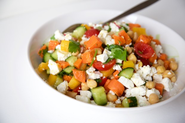 Zoete Aardappel Kikkererwten Salade