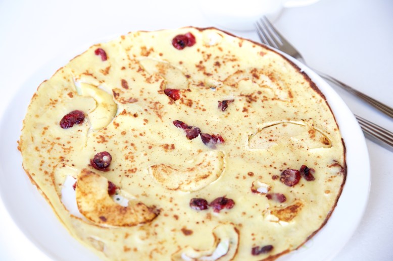 Appel Cranberry Pannenkoek