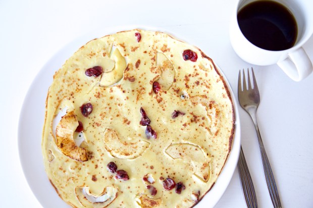 Appel Cranberry Pannenkoek