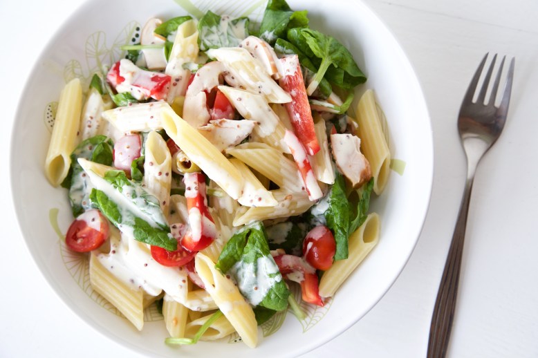 Gerookte Kip Pasta Salade