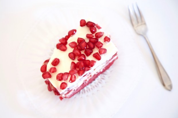 Granaatappel Frambozen Tiramisu