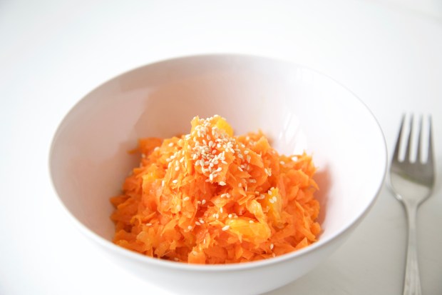 Wortel sinaasappel salade