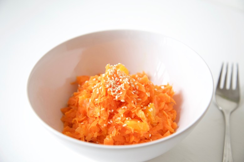 Wortel sinaasappel salade