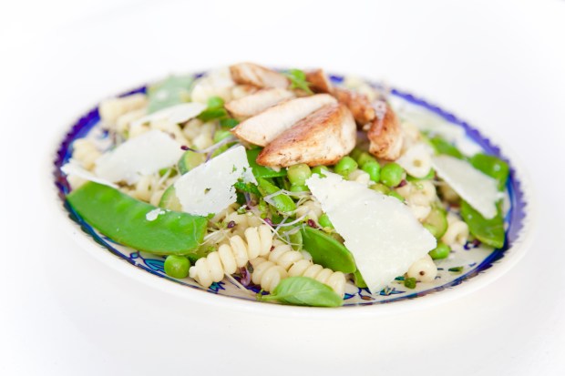 goddelijke groene pasta salade